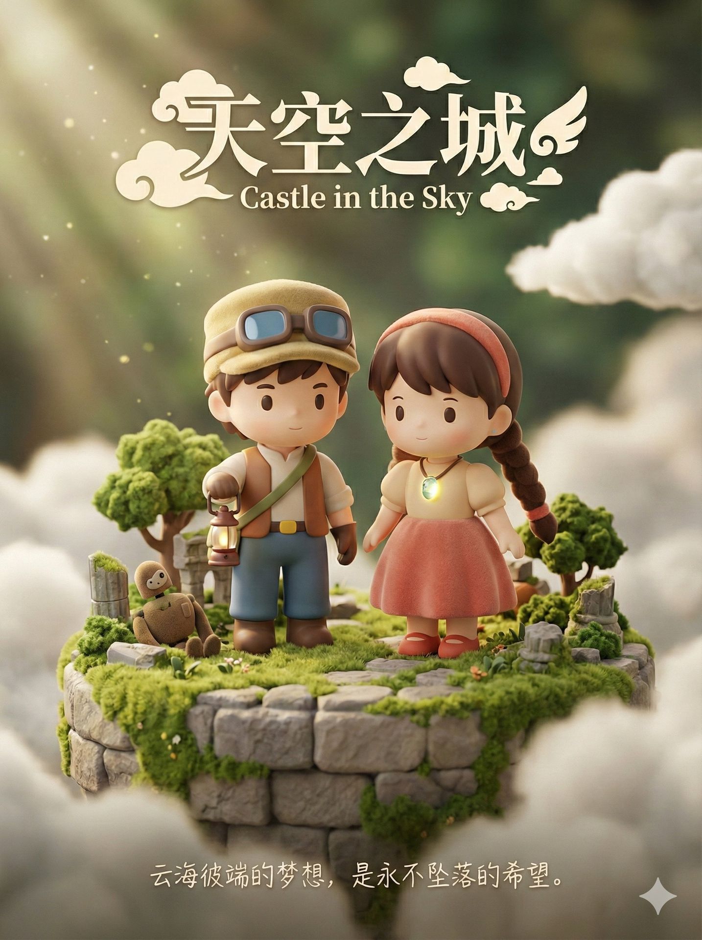 动漫电影海报玩具立体模型