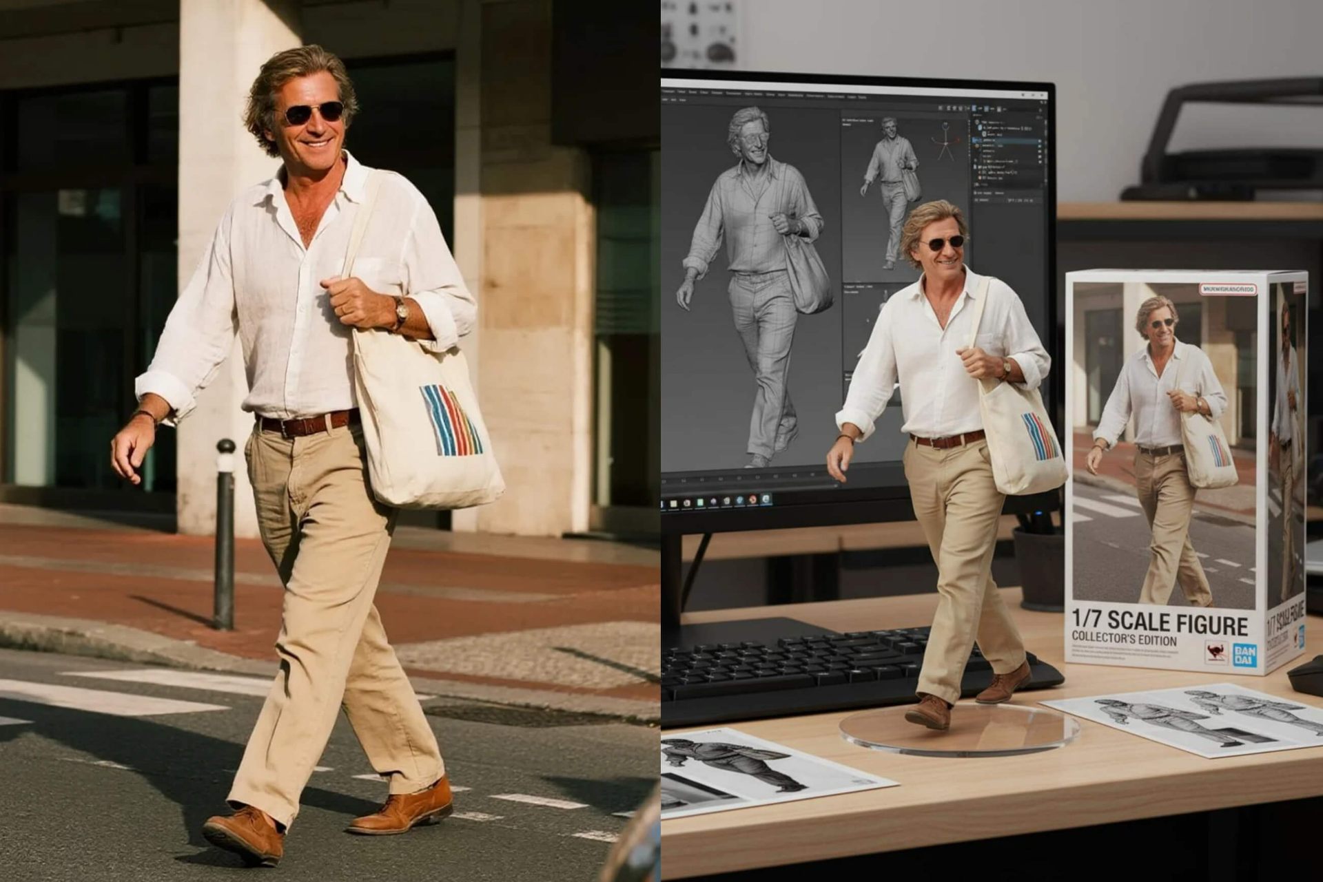 Nano Banana 3D 動作人偶